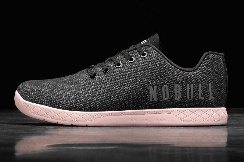 Women\'s Nobull Heather Dusty Rose Trainers Black / Rose | SG I3090L